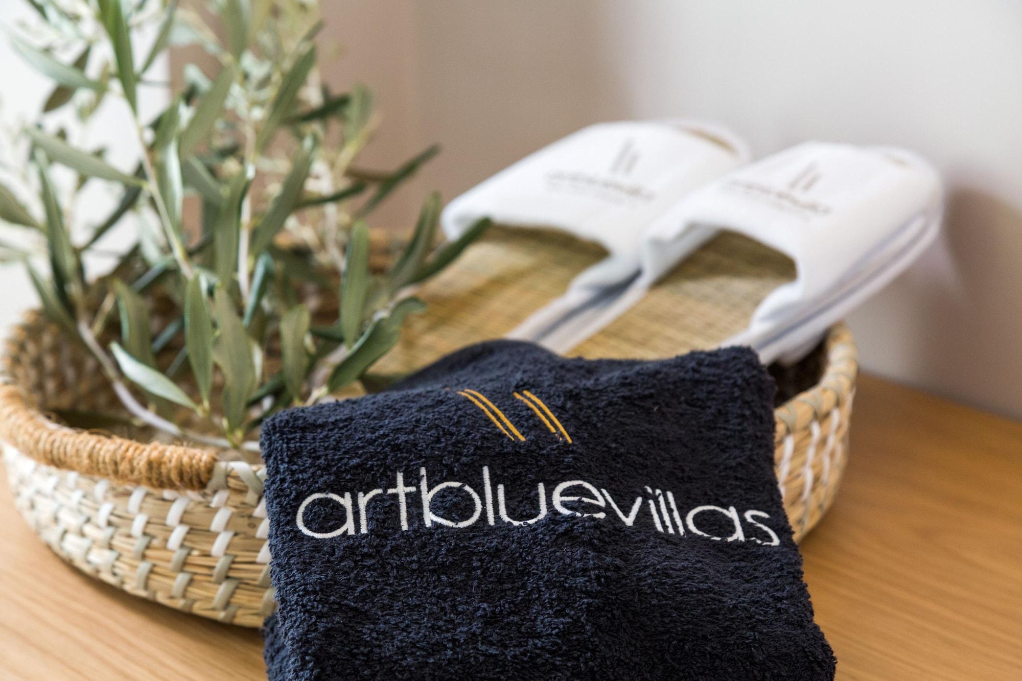 Art Blue Villas Tsoukaládhes Exteriör bild