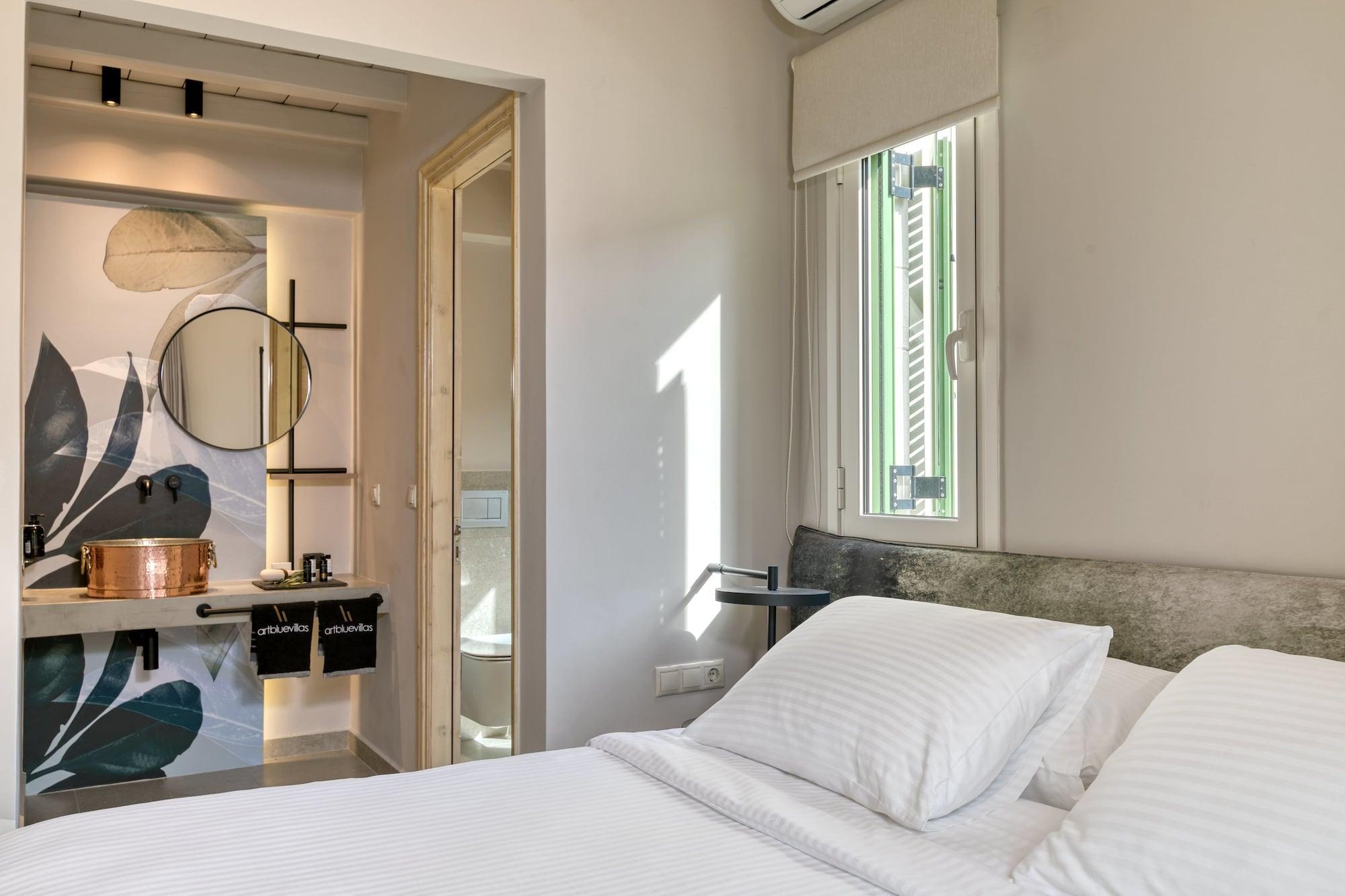 Art Blue Villas Tsoukaládhes Exteriör bild