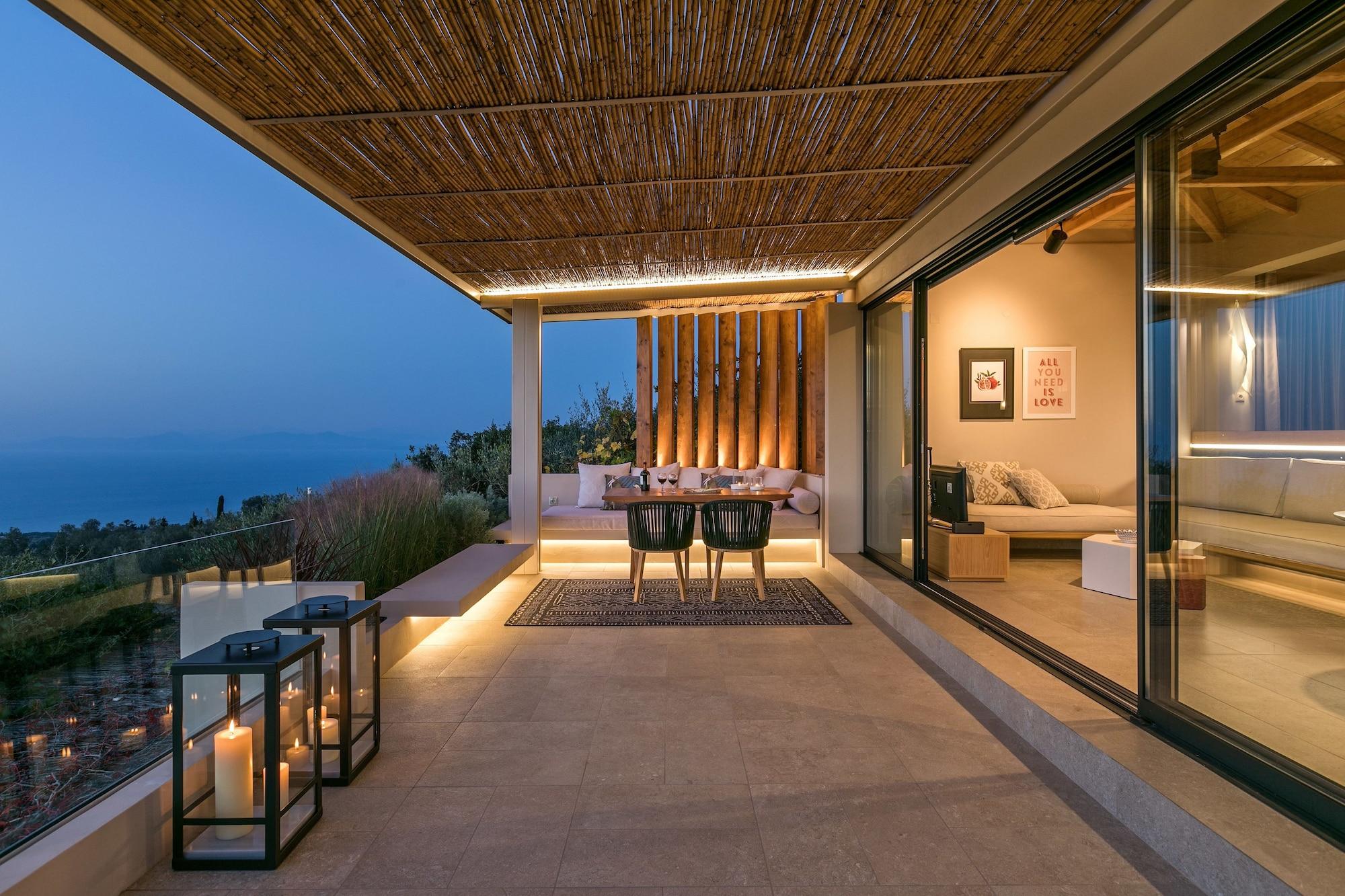 Art Blue Villas Tsoukaládhes Exteriör bild