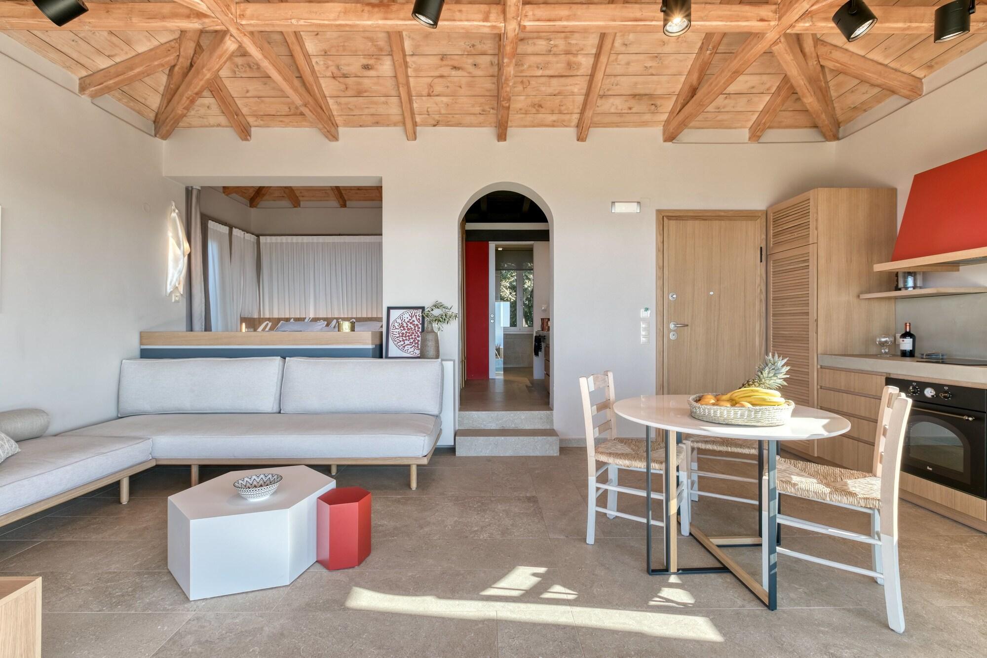 Art Blue Villas Tsoukaládhes Exteriör bild